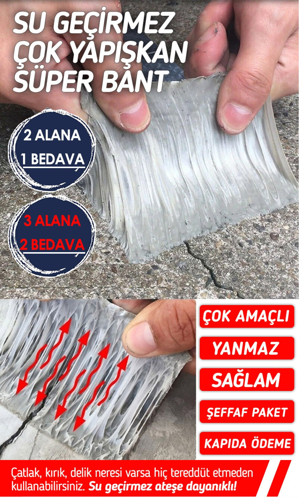 İzalasyon Bant (Çamur Bant)