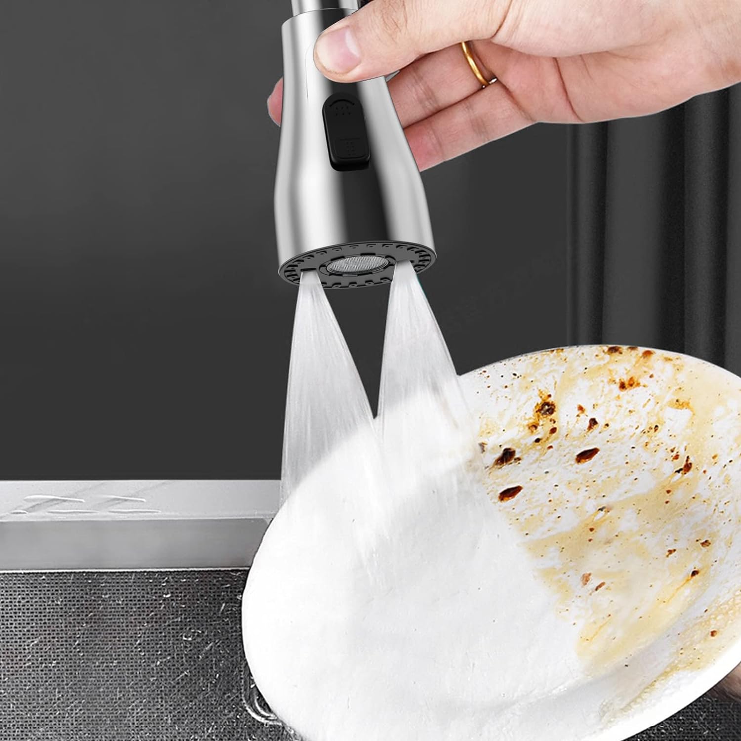 Evrensel 3 Modlu Musluk Başlığı